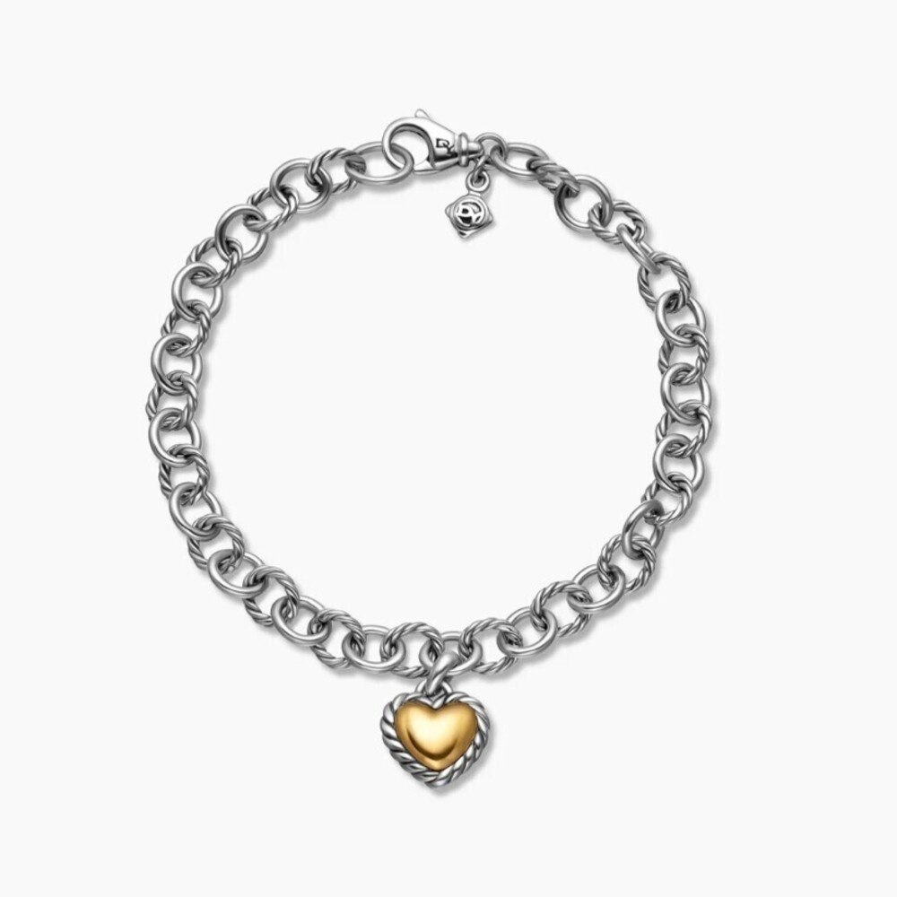 David Yurman Heart-Shaped Button Bracelet - Picture 4 of 4